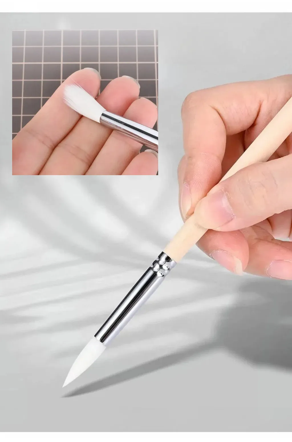 MS138 Airbrush Cleaning Brush for Gundam DIY Projects Clean Brush Hobby Model Building Tool Quick Clean Corrosion Resistance