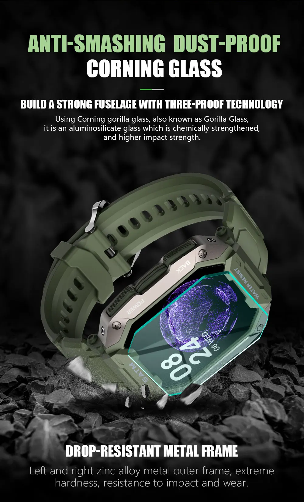 2022 New Swim Sport Smart Watch Men Heart Rate Blood Pressure Smartwatch 5ATM Waterproof Fitness Watch Bluetooth For Android ios