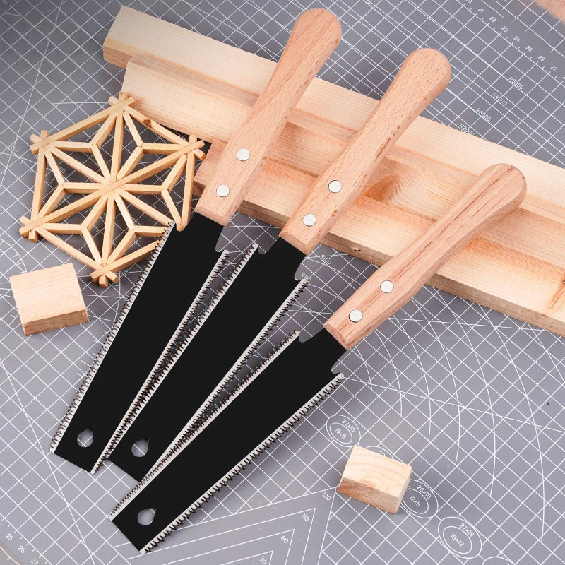 Japanese Style Hand Saw Double Sided Fine Tooth Wood Saw SK5 Steel Flexible Hand Saw Garden Hand Tool for Woodworking 3