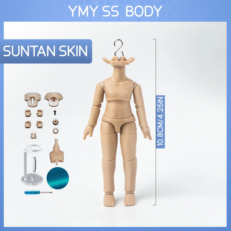 YMY Movable Joint Anime Figure Doll Body - White Normal Skin Accessories