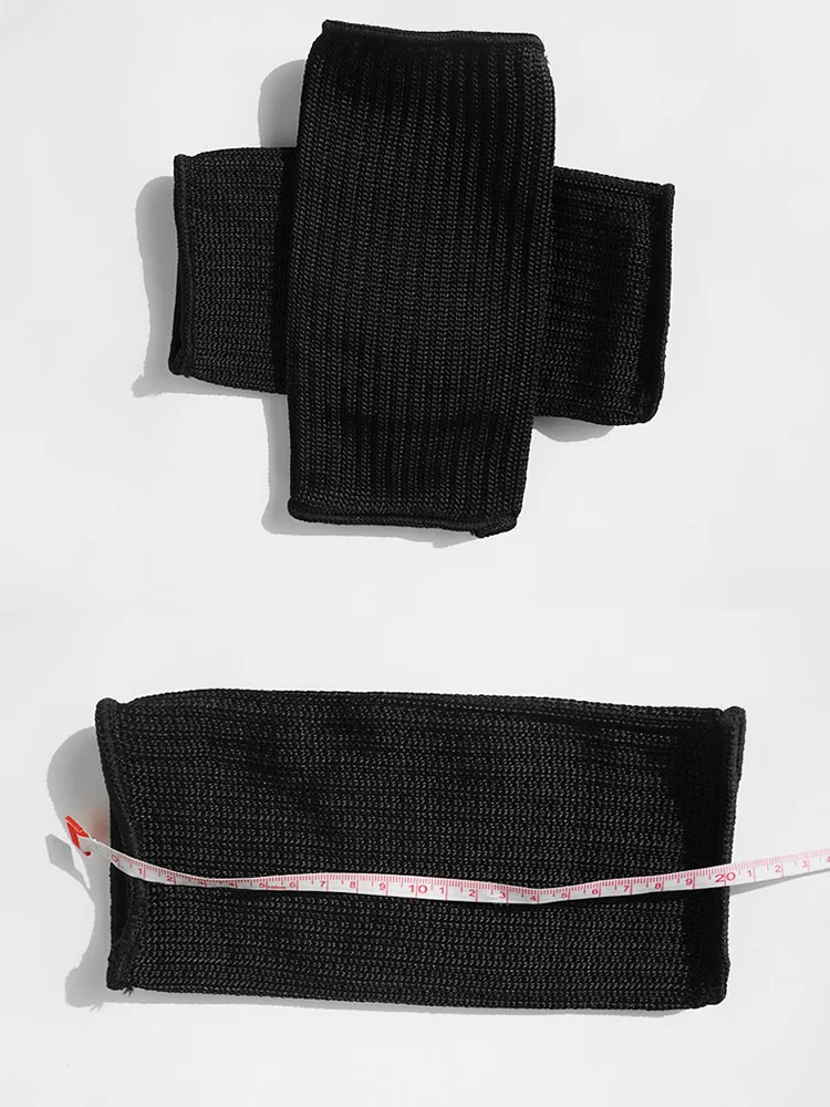 1 Pair Arm Sleeve Protector Anti Cut Slash Static Resistant Armband Stainless Steel Wire Working Safety