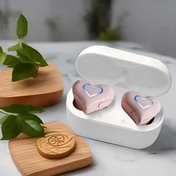 Cute Wireless Bluetooth Sports Earbuds - Premium Quality Headphones, Perfect Gift (Pink)