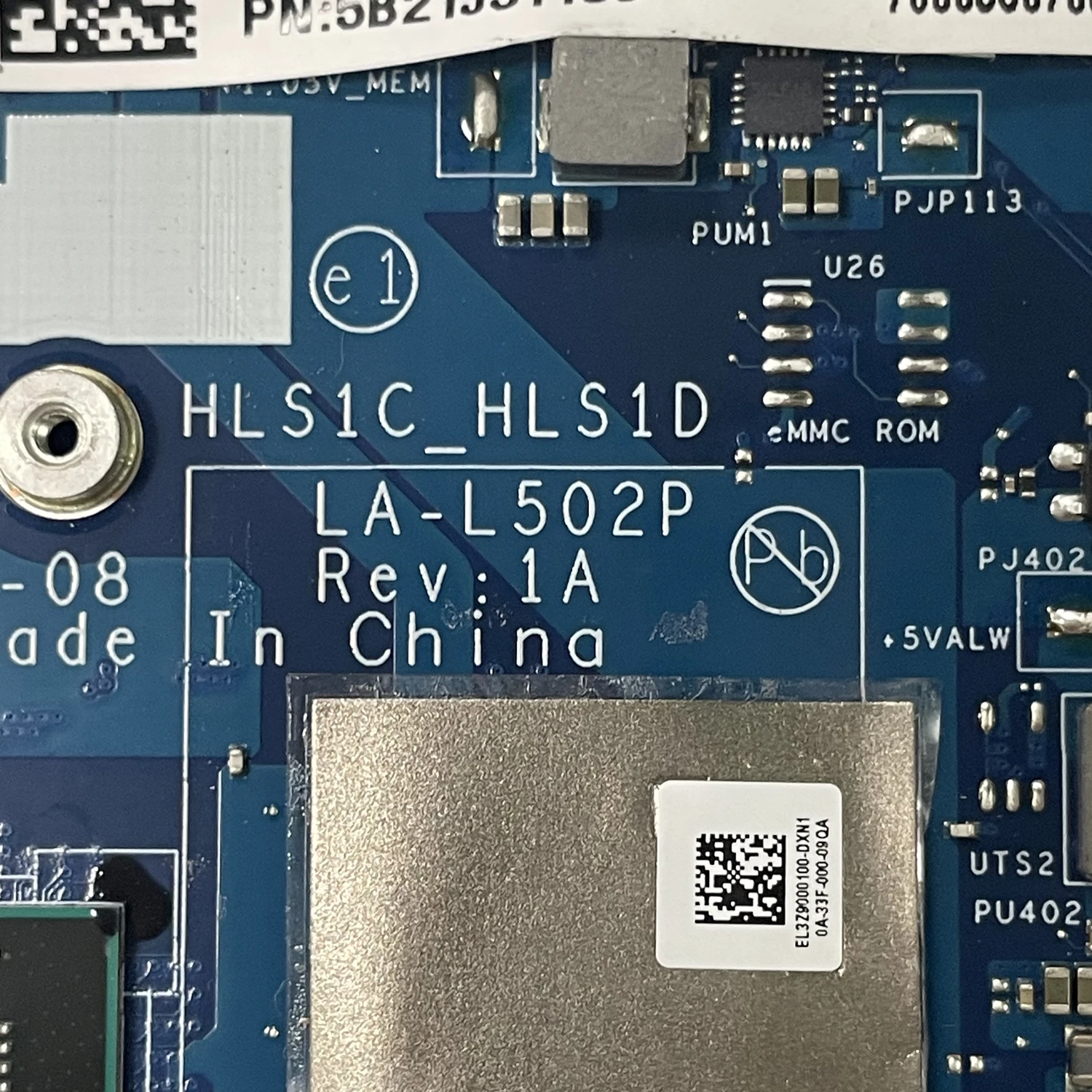 HLS1C_HLS1D LA-L502P For Lenovo IdeaPad 1 15AMN7 Laptop
