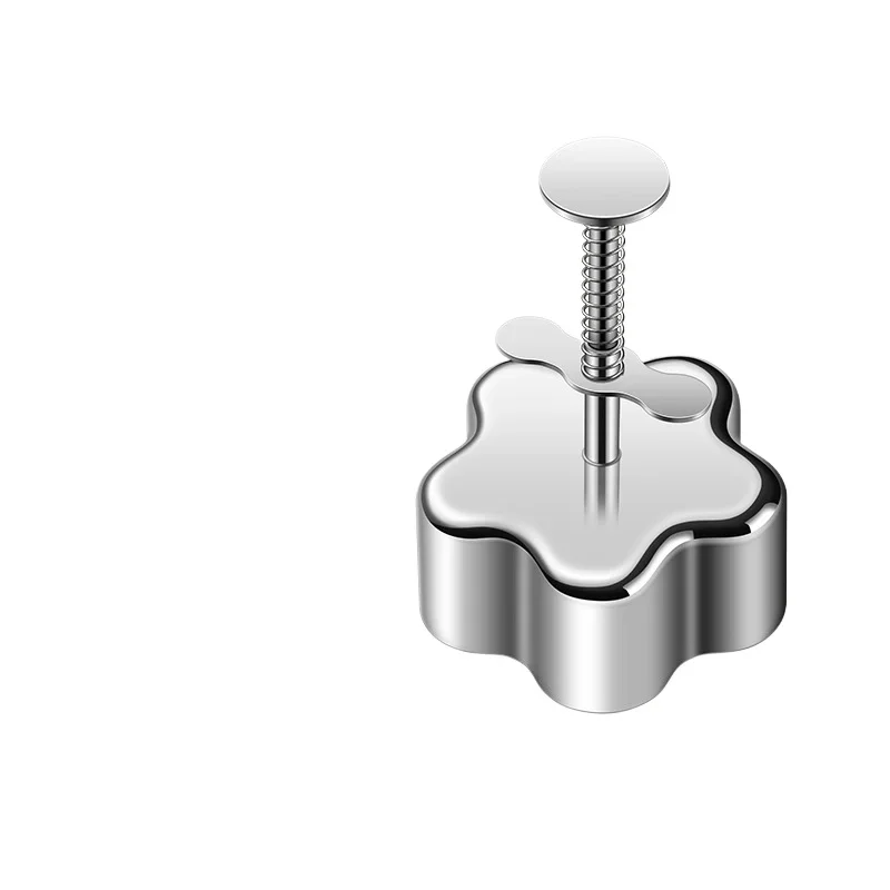 Burger Press Round Shape Stainless Steel Non-Stick Adjustable Hamburger Patty Maker Patty Making Mold Kitchen Tool
