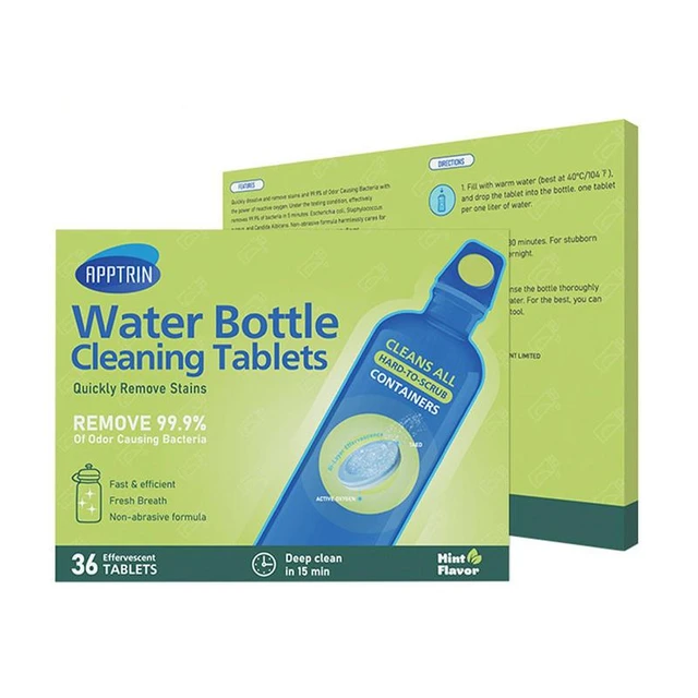 Water Bottle Cleaning Tablets