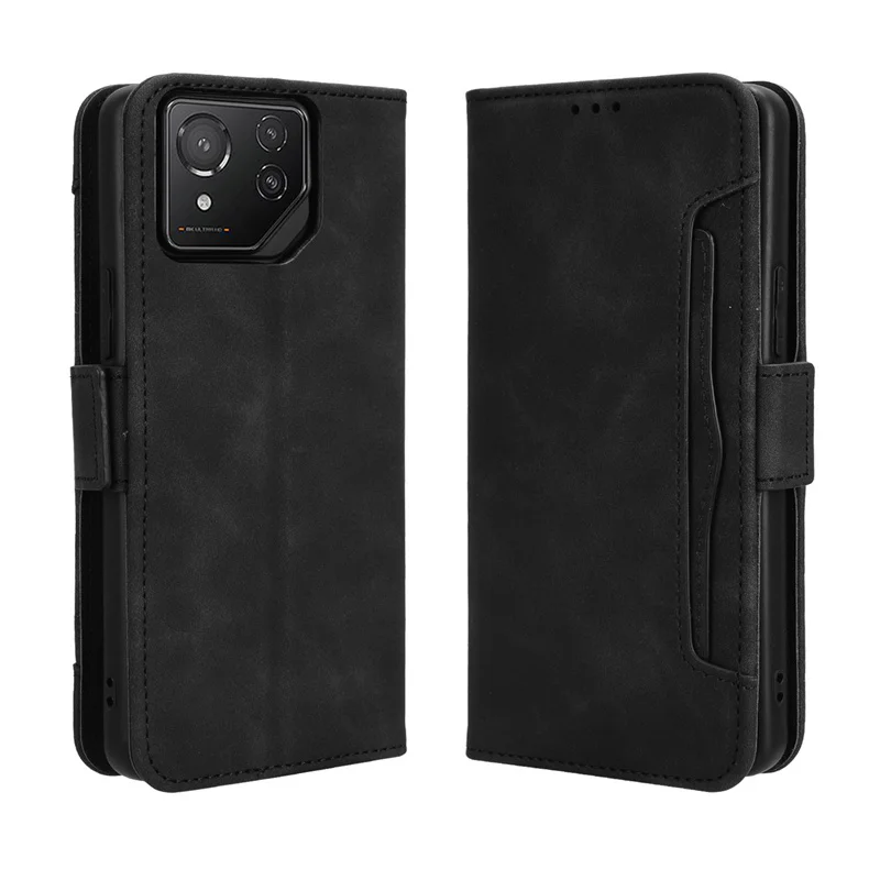 Per Asus Rog Phone 8 Pro Custodia Premium Portafoglio In Pelle Flip In Pelle Multi-Card Slot Cover Per Asus Rog Phone 8 Phone Case