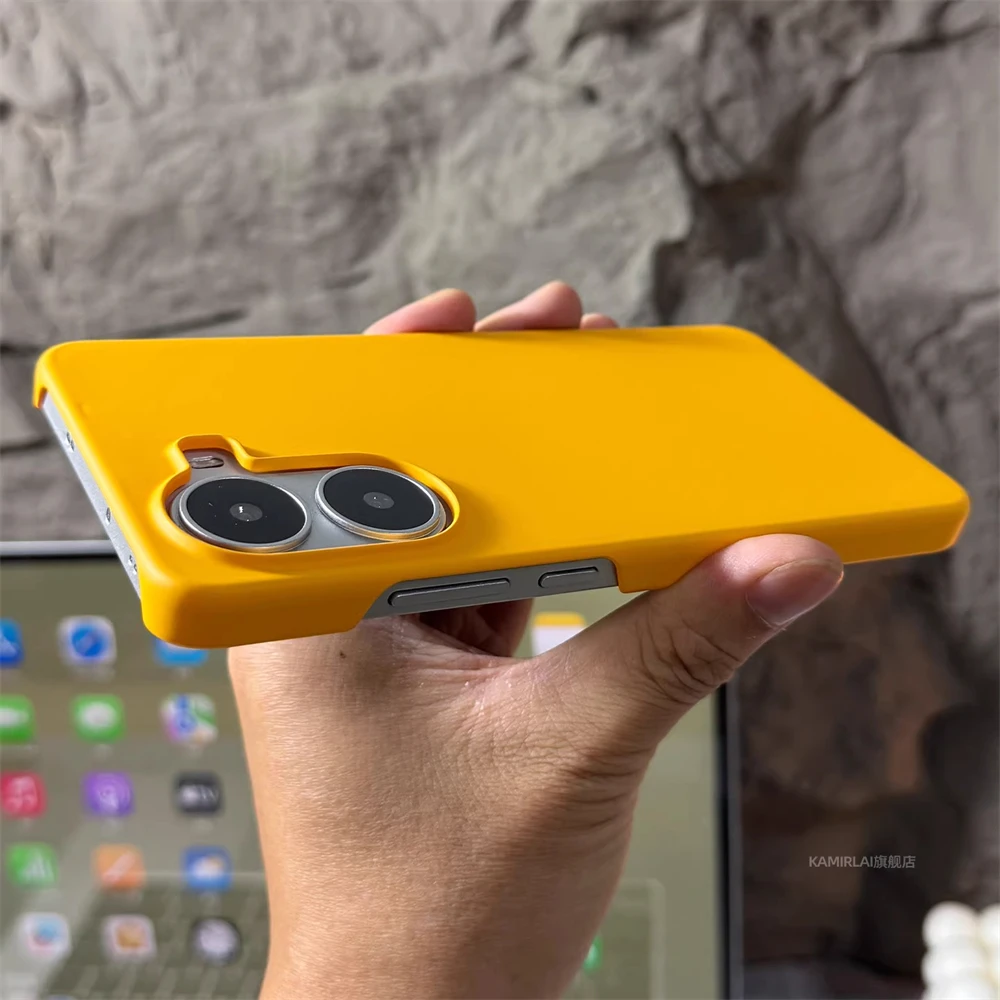 Ultra Thin Solid Color Matte Frosted Phone Case - Ultra Slim Simple Hard Cover Shell