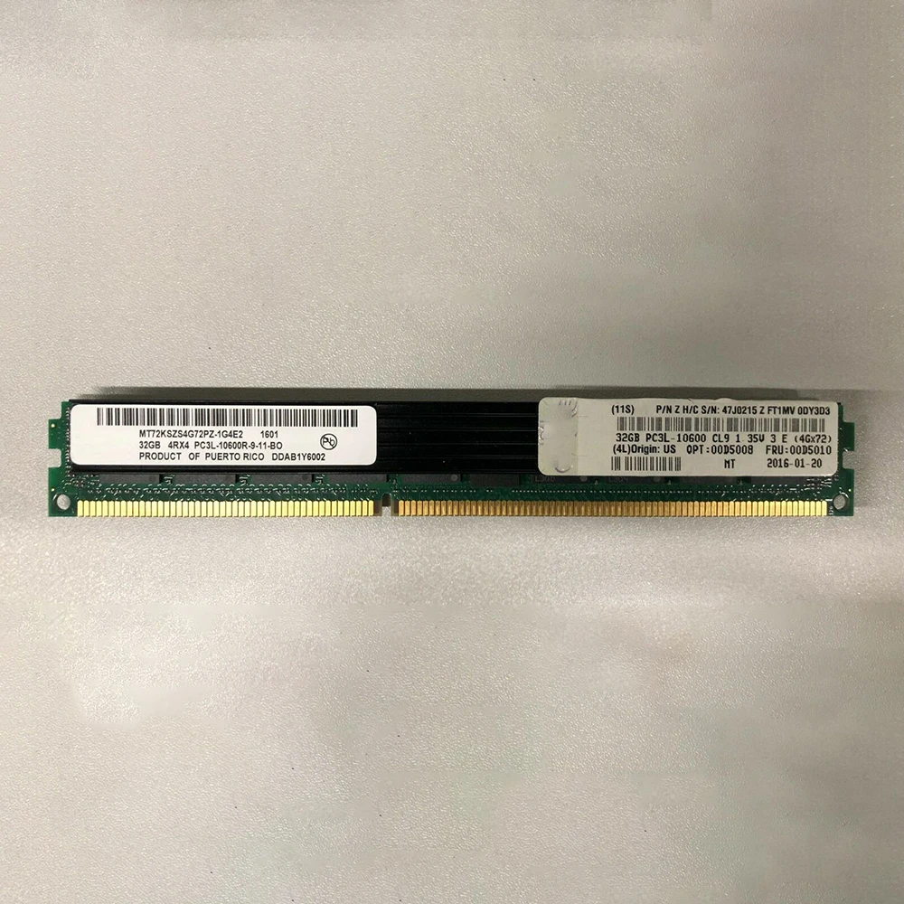 1PCS Server Memory For IBM RAM HX5 HS23E HS22 00D5008 00D5010 47J0215 PC3L-10600R 32GB DDR3 1333 4RX4 VLP 5 1PCS Server Memory For IBM RAM HX5 HS23E HS22 00D5008 00D5010 47J0215 PC3L-10600R 32GB DDR3 1333 4RX4 VLP - Image 3