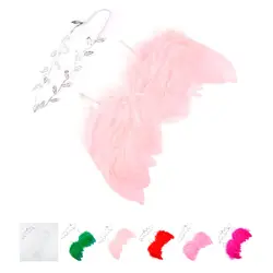 Baby Wings Photography Feather Birthday Newborn Headband Photo Accessory