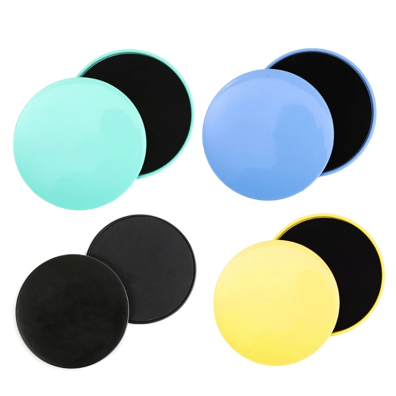 

Dual Sided Gliding Discs Slider Pads Fitness Core Abs Gym Exercise Home Workout