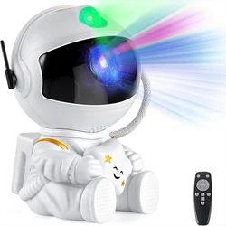 Astronaut Starry Night Projector Lamp - Cosmic Bedroom Decor & Gift (Hold Stars White)