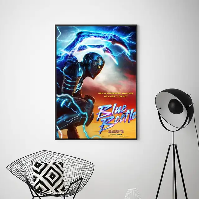 Blue film B-Beetle POSTER Prints