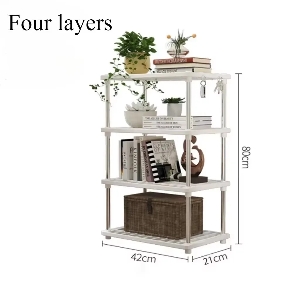 Floor Standing Storage Rack Portable Bathroom Products Rust Proof Household Shelves Multilayer Practical Kitchen Storage Rack