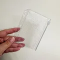 Glitter zip