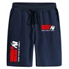Summer Fashion Brand Mesh Men Casual Shorts Drawstring Waist Comfortable Gorilla Printed 5-point Pants Gym Running Shorts 5
