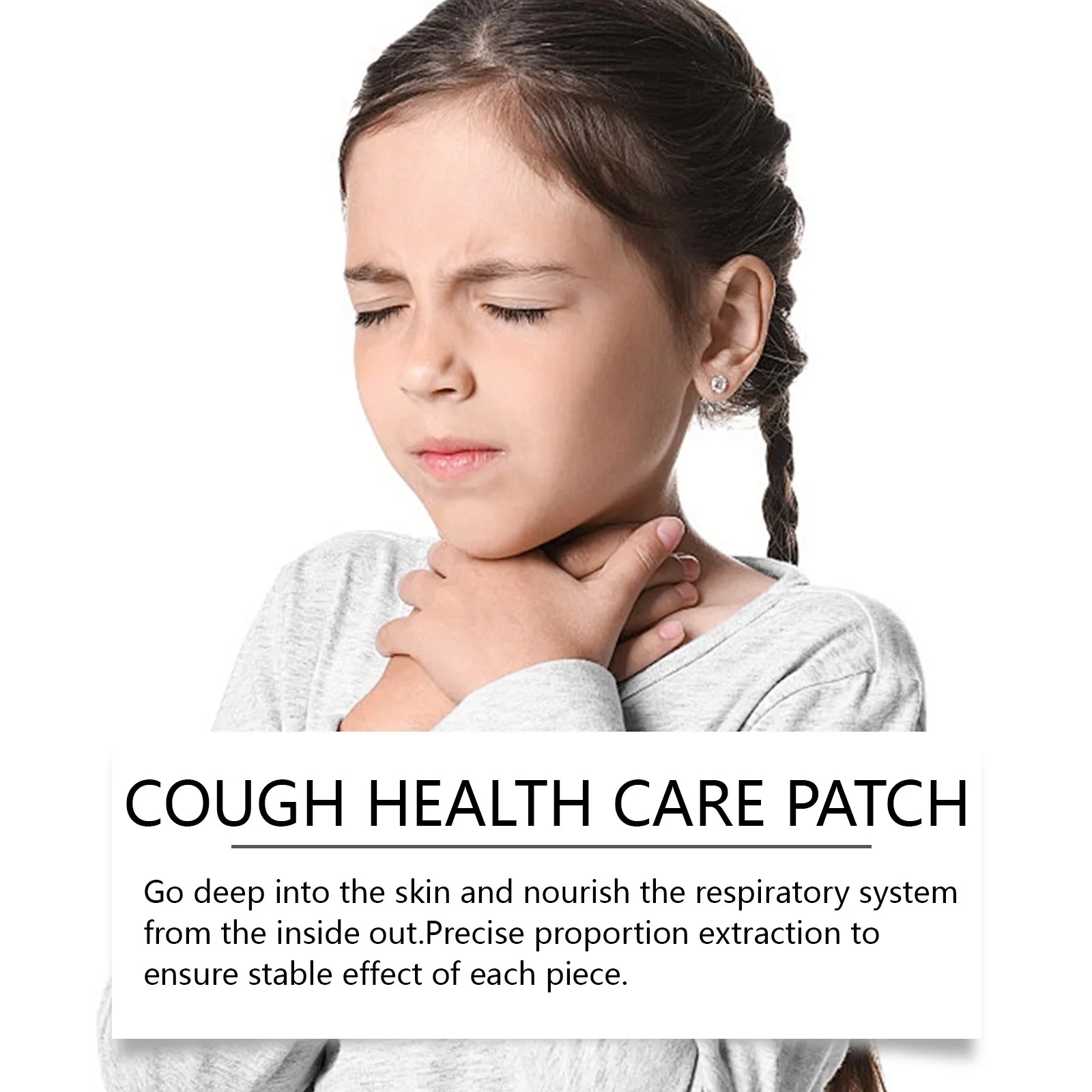Stop Coughing Patch Treat Bronchitis Asthma Relief Pharyngitis Sore Throat Treatment Lung Protect Medicine Anti-Cough Plaster pain relief plaster