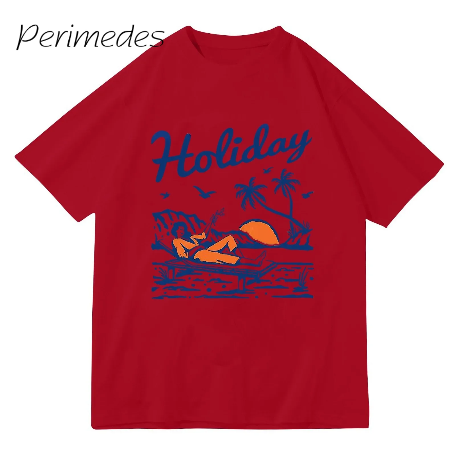 

Свободные футболки унисекс, повседневные топы с коротким рукавом, круглым вырезом и принтом