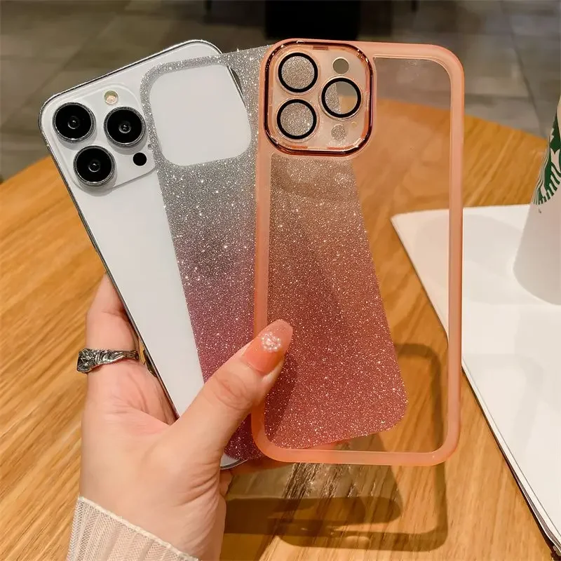 Glitter Bling Cover e Vetrino Compatible with OPPO Reno 13 Pro 5G Cover