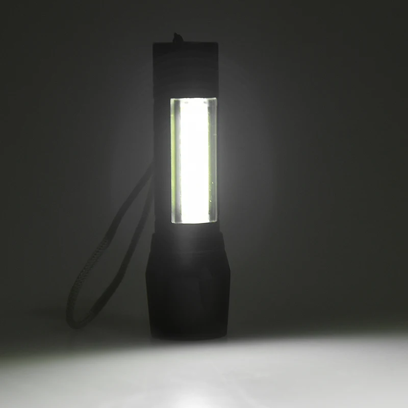 Mini Flashlight Built in Battery XP-G Q5 Torch Aluminum Waterproof Camping Bulbs Resistant Adjustable Zoomable Sport