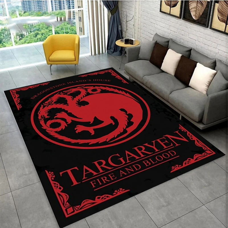 

Movie power game logo character carpet, living room and bedroom decoration carpet, kitchen and bathroom anti-skid floor mat