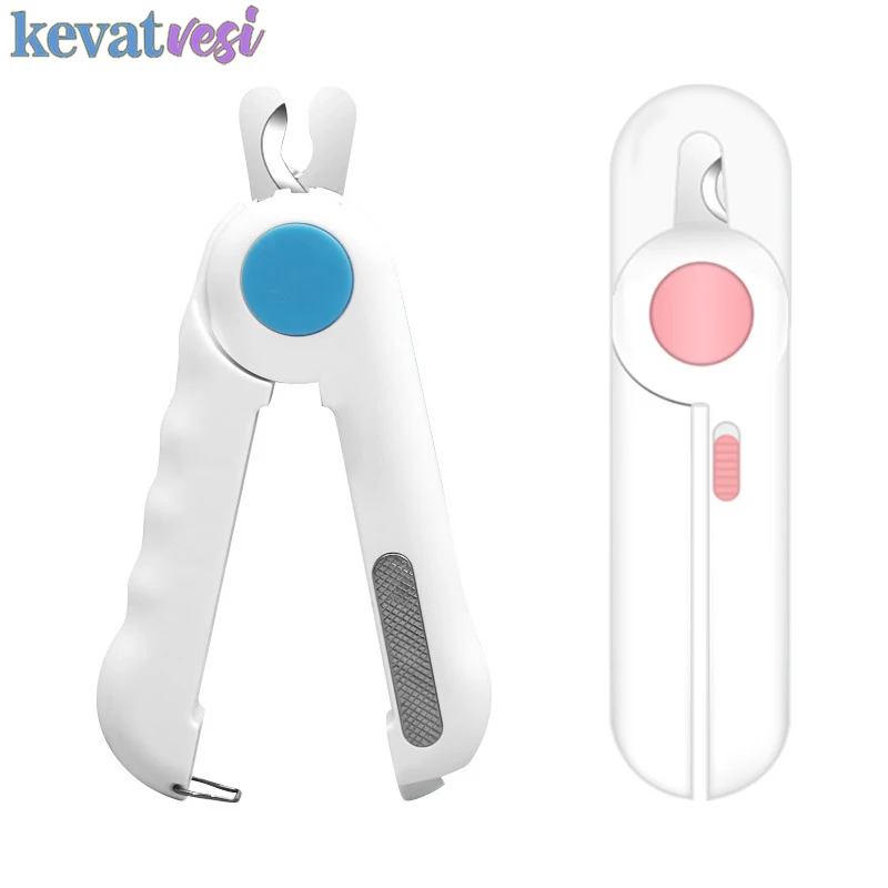 

Professional Pet Nail Clipper LED Light Pet Nail Clipper Dog Cat 3 In1 Nail Cutter File Pet Claw Care Scissors Pet Products