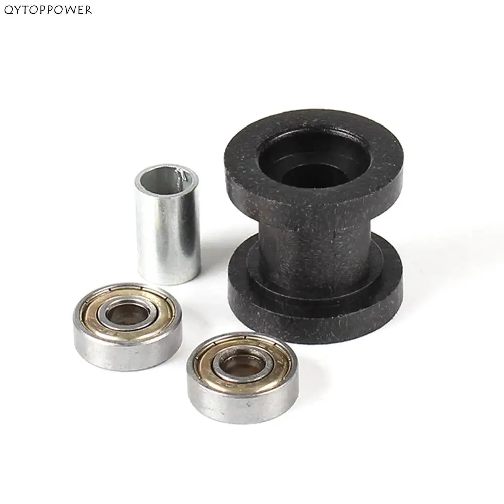 Motorcycle Chain Roller Tensioner Pulley wheel guide 8mm or 10mm For Kayo BSE SSR SDG Thumpstar Pit Pro Pit Dirt Bike motorcycle chain tensioner pulley