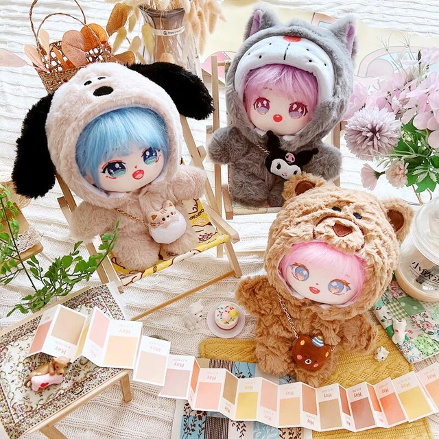 2pc/set 20cm Plush Doll's Clothes Cute Bear Kindergarten College Uniform  Clothes Suit Outfit Accessories For Dolls Toys Gift - AliExpress