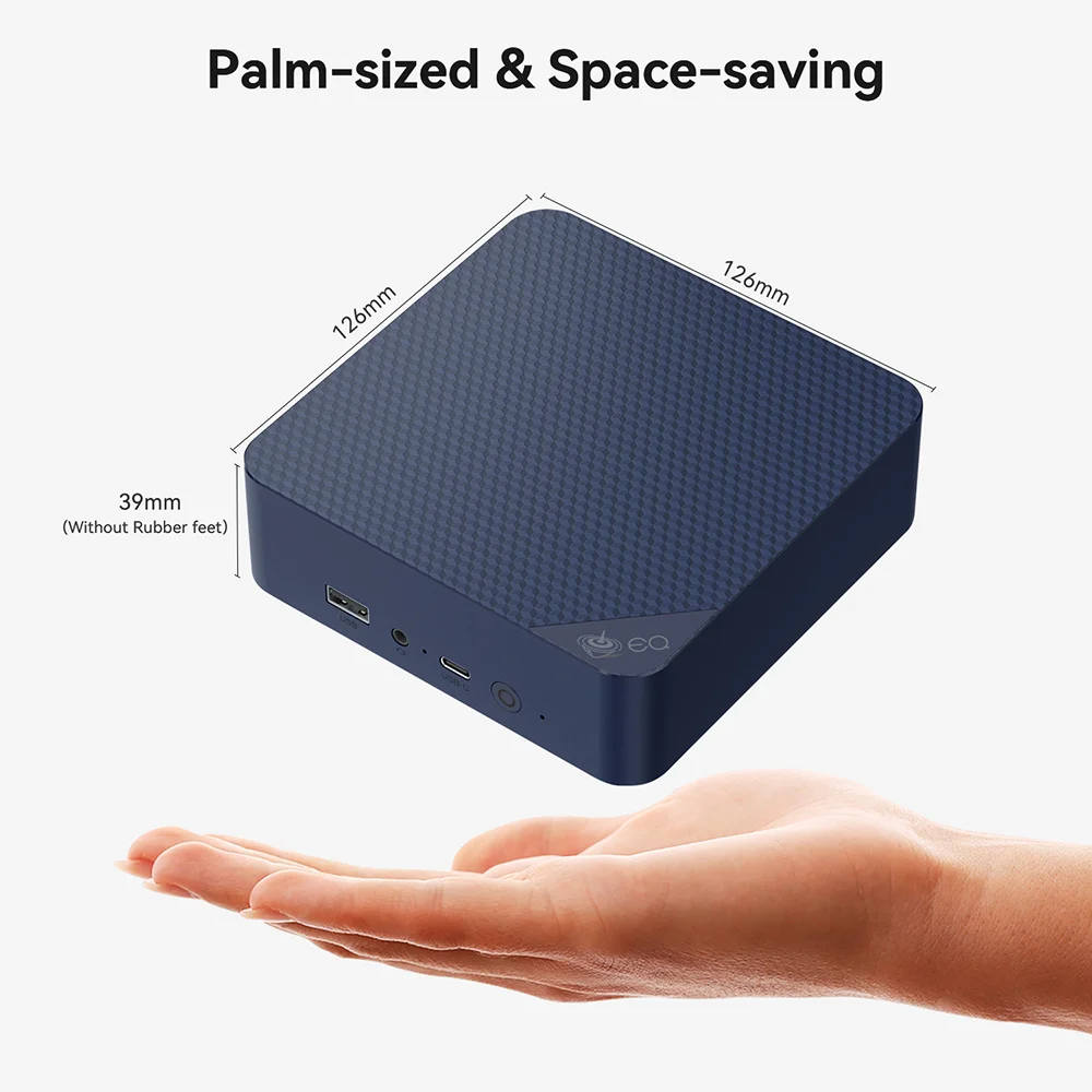 Beelink EQ14 N150 Mini PC 16GB DDR4 500GB SSD Wifi6 BT5.2