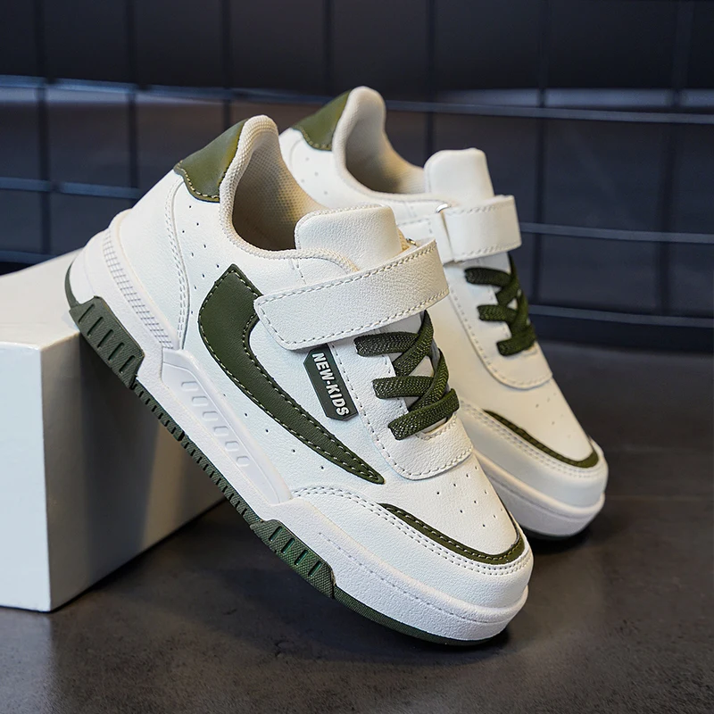 Spring and Autumn Running Sneakers for Kids Non-slip Shoes for Boys Sneakers Leather Kids Tennis Hugh Fashion Mesh Shoes kids shoes