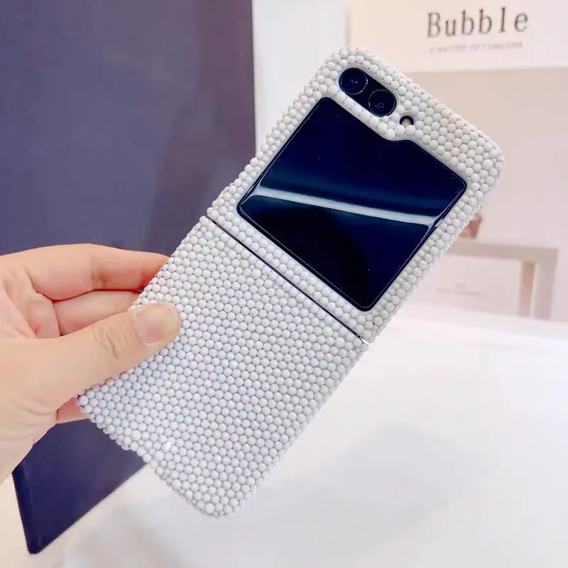 Per Samsung Galaxy Z Flip 1 2 3 4 5 6 5G Z Flip 5 Cover Per Telefono Di Lusso Con Strass Unici In Cristallo Shinny