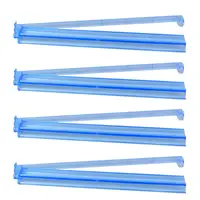 Mahjong Rack Set Colorful Mahjong Rulers Portable Multifunctional Mahjong Rack Pushers Acrylic Tile Holders for American Mah 2