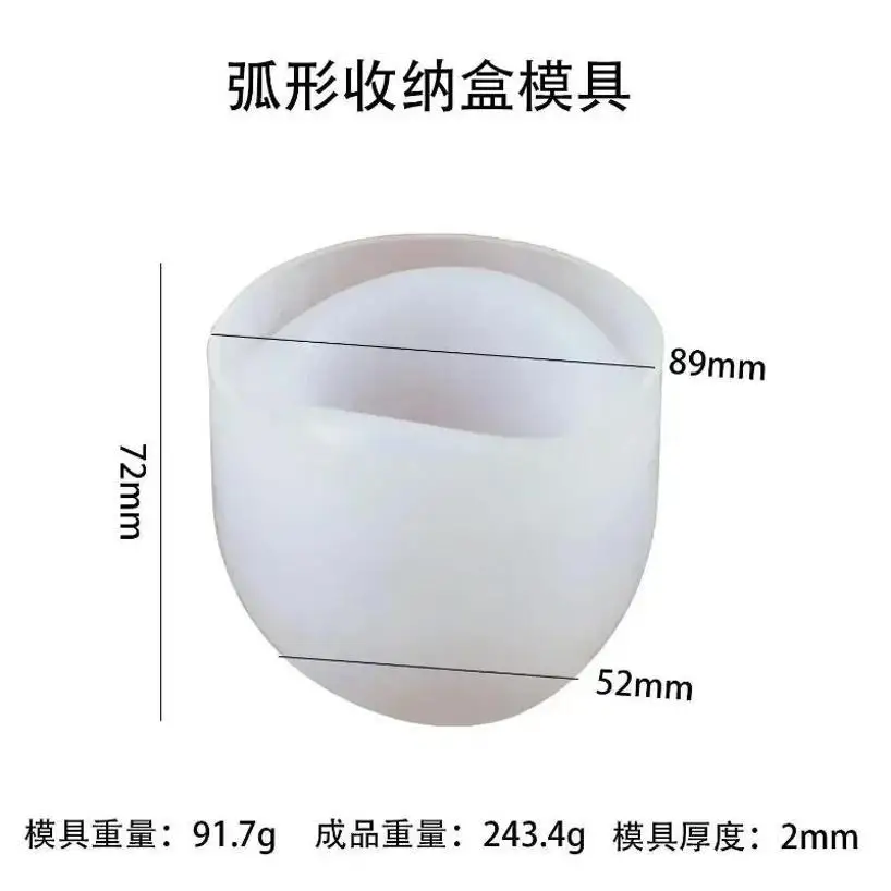 Gypsum Candle Cup Creative Handmade Silicone Mold DIY Aromatherapy Candle Jar Concrete Container Wax Cup Cement Flower Pot Molds