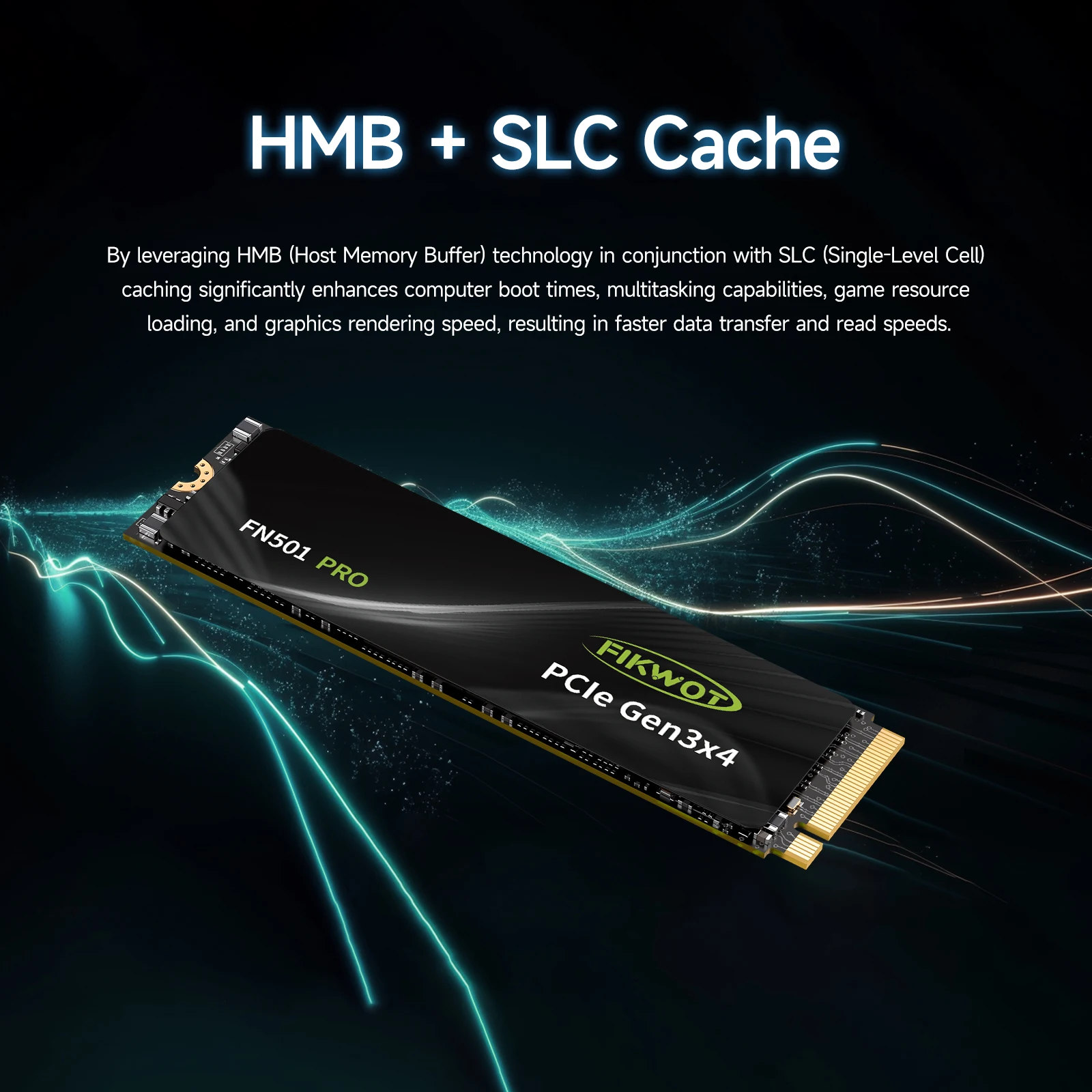 Fikwot-ssd nvme1.3 2280 m。2,pcie4.0 x 4, 3500 mbps,256gb