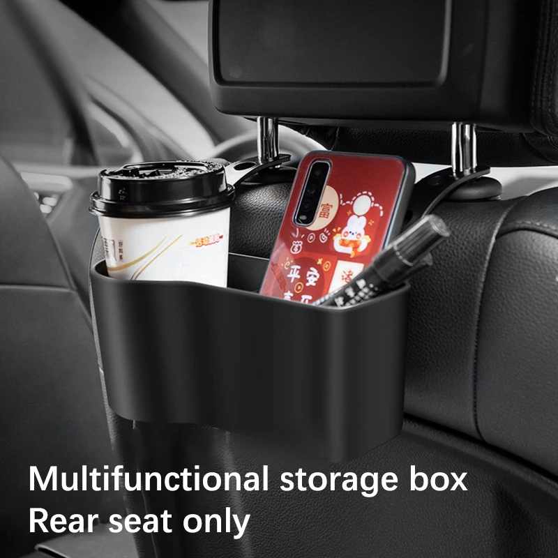 

Car Cup Holder Multifunctional Headrest Seat Back Mount Organizer Vehicle Cup Drink Storage Box Auto Phone Holder Accessories