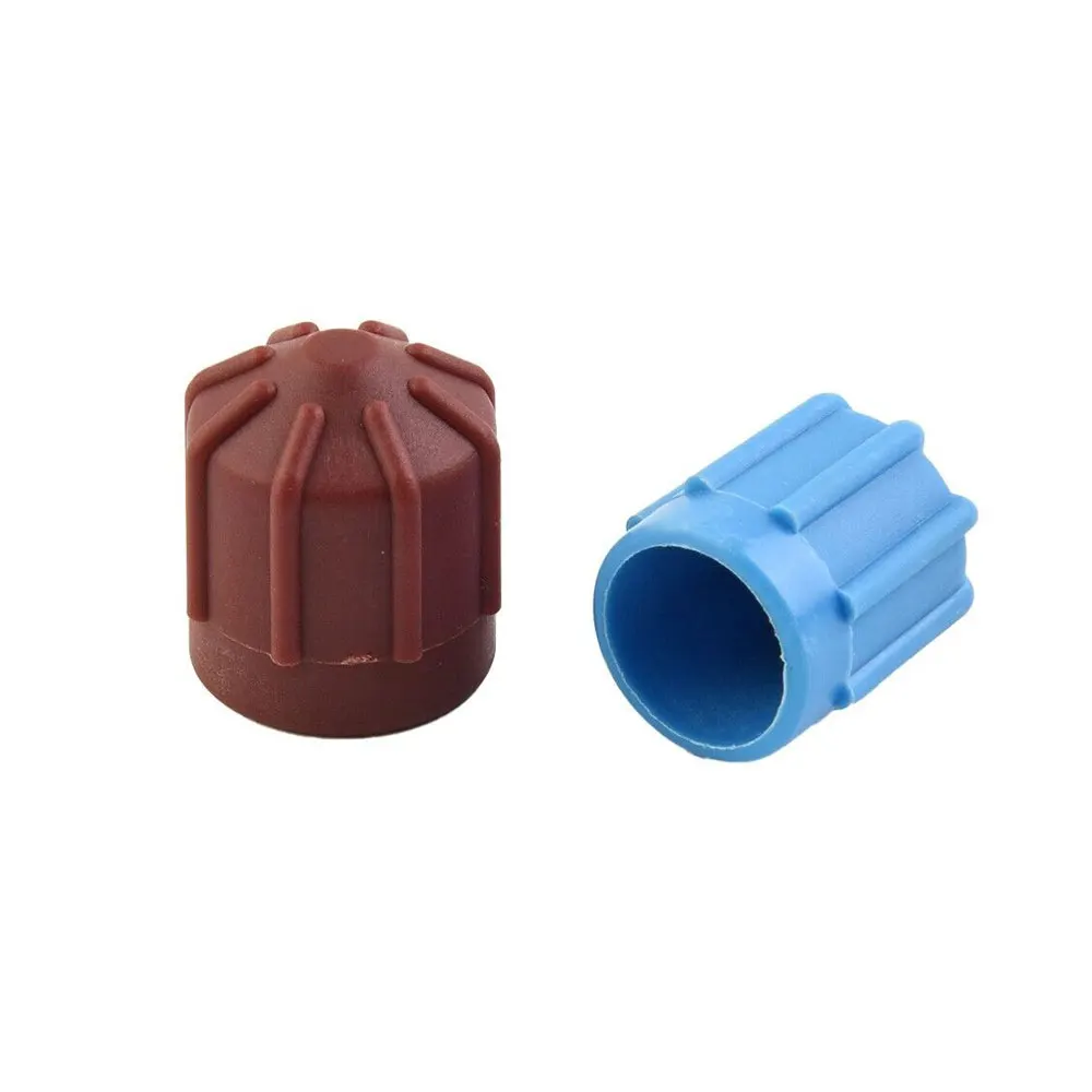 Car A/C Valve Core Caps, Leakproof R134a Air Conditioning System