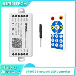 WS2812B LED Rgbic Strip Light Controller DC5V-24V Bluetooth Music WS2811 SK6812 SP602E Addressable Remote Samrt APP Controller