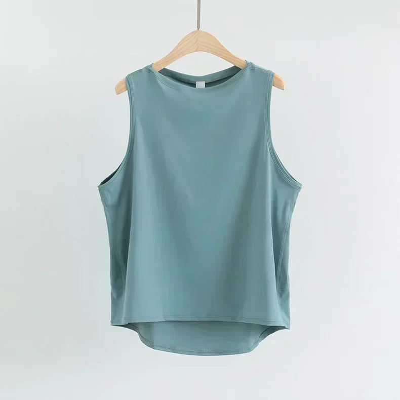 Lemon Women Sports Vest Loose Tank Running Workouts Clothes  for Fitness Gym Wear Workout Clothing Sportswear Ladies Tank Tops