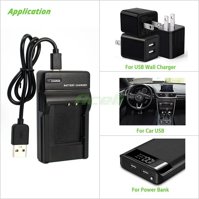 EN-EL19 MH-66 Replace USB Charger Nikon COOLPIX W150 W100 A300 A100 S100 S6400 S32 S33 S3500 S3700 S5300 S6800 Camera Charger Adapter Battery Charger Battery Charger Adapter