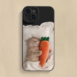Adorable Cat Design Silicone Phone Case - Soft and Protective Cover - Samsung A32 4G (1)