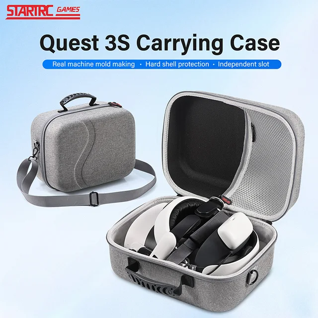 Carrying Case For BOBOVR M3 Pro BOBOVR S3 Pro Meta Quest 3 Kiwi Elite Headwear VR Glasses Portable Storage Bag Universal