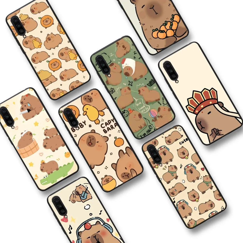 Cute Capybara Phone Case For Samsung S 20 21 22 23 plus Ultra for Redmi ...