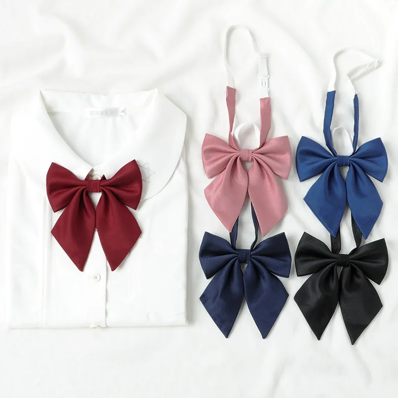 

Japanese Style Uniform JK Bow Tie Colorful Women's Shirts Bowtie School Wedding Party Bowknot Butterfly Knot Suits Accessories