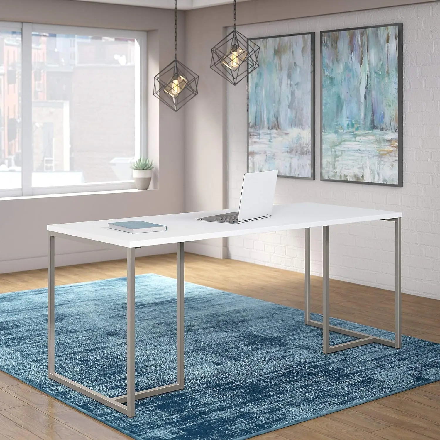 Method 72W Table Desk in White 2