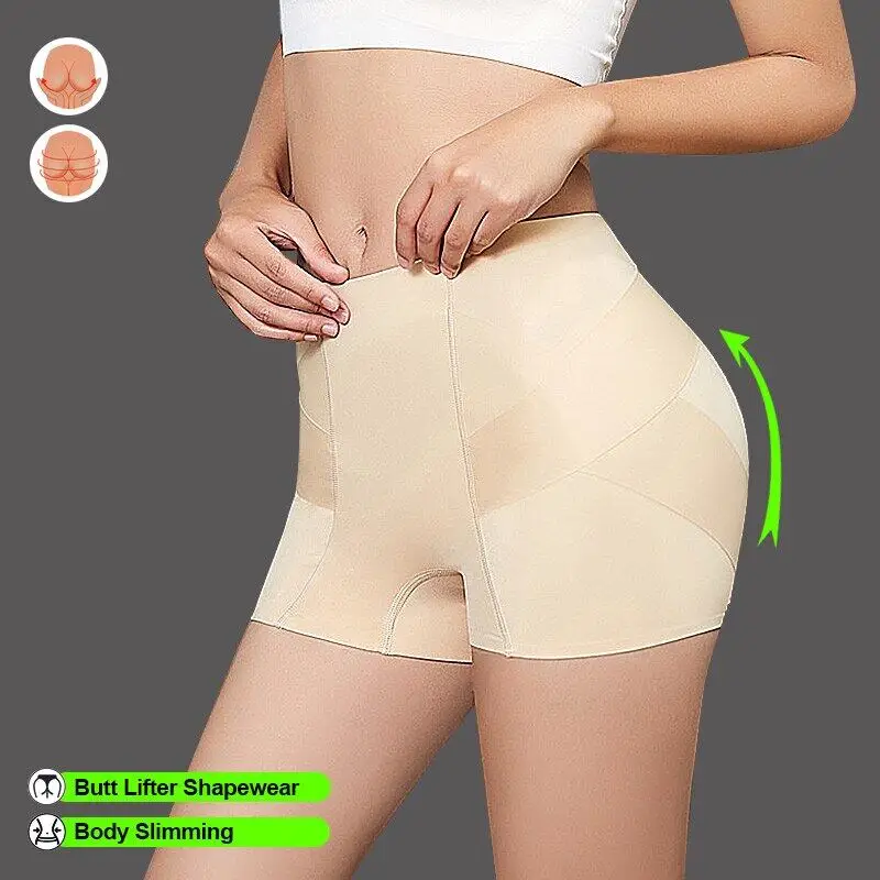 

Butt Lifter Shapewear High Stretch Seamless Slimming Waist Trainer Body Shaper Women Tummy Control Panties Hip Up Shorts