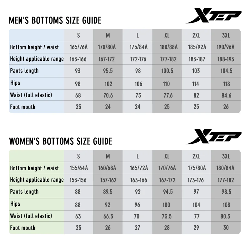 Men's Woven Track Pants Summer Outdoor Bottoms For Xtep casual sports pants