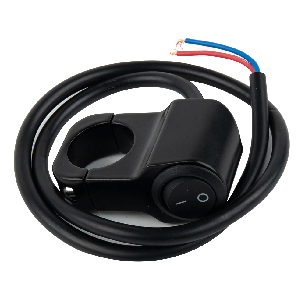 

Parts Switch 10A 2-Wire 220W Replacement Waterproof Accessories Aluminum Alloy Electric Vehicles Handlebar Headlight