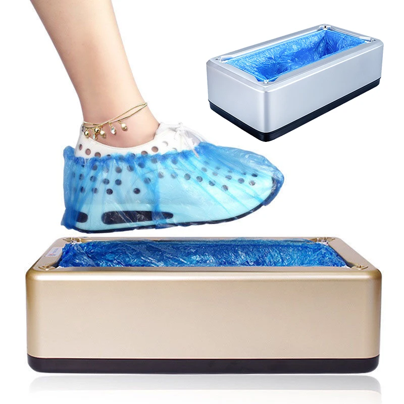 

Automatic Disposable Shoe Cover Waterproof Overshoes Dispenser Portable Hand-Free Machine for Home, Office, Supermarket, Factory