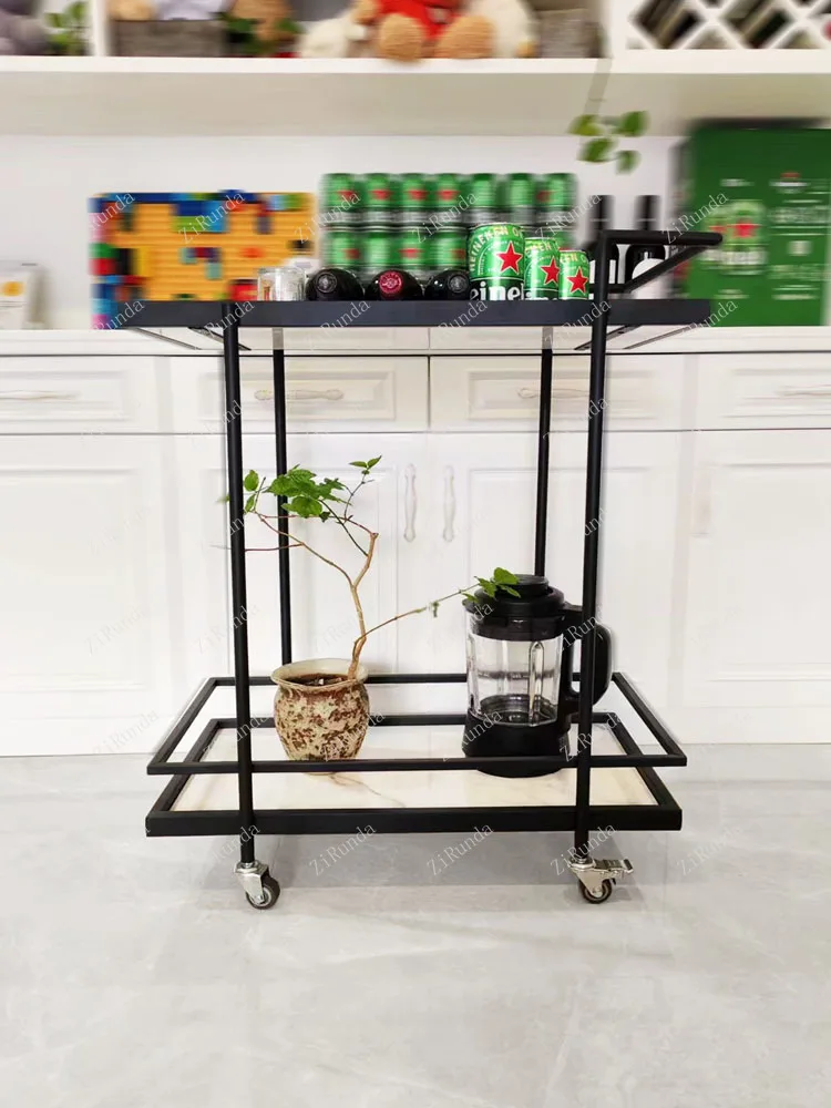 *Restaurant delivery trolley Mobile trolley Dessert fruit tray cart
