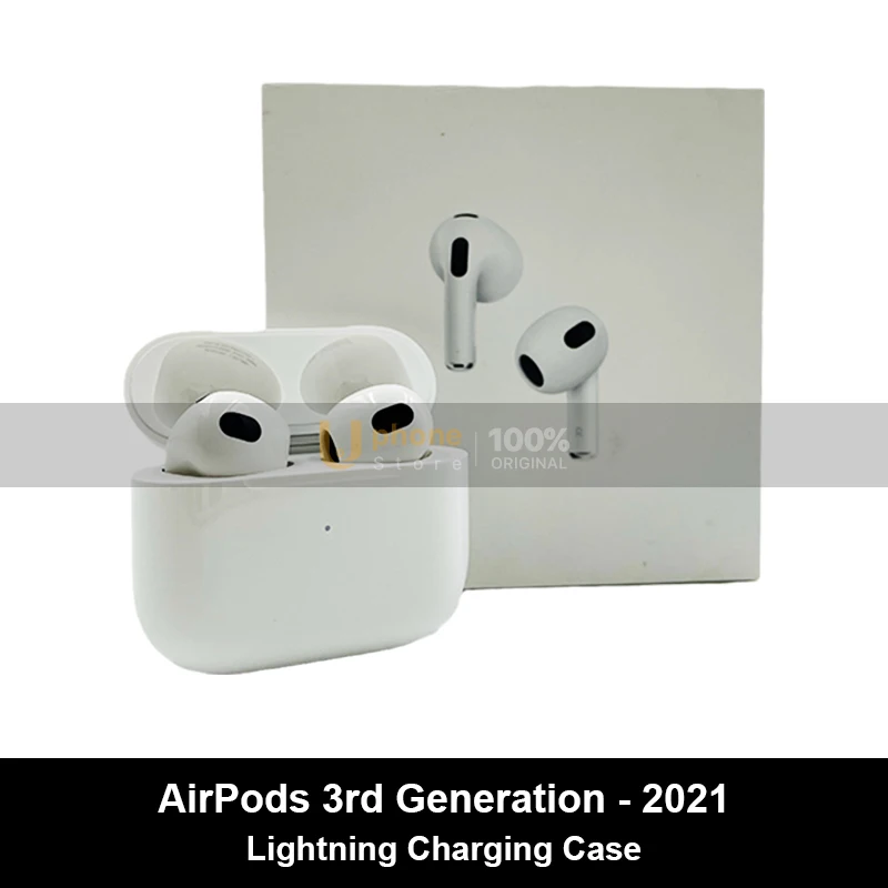 Apple - AirPods (3rd Generation) with Lightning Charging Case