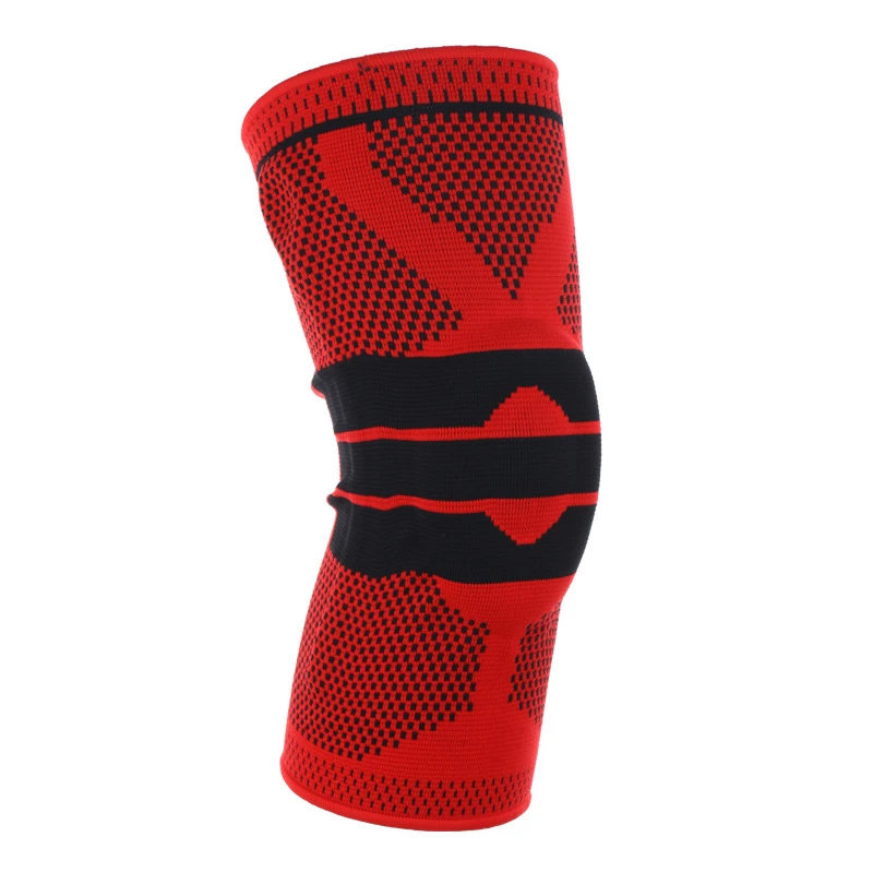 full body climbing harness Sports Knee Pads Silicone Spring Strip Support Pressure Strap Knee Protection Men Women Anti-slip Sports Knee Pads Single Piece best treestand harness